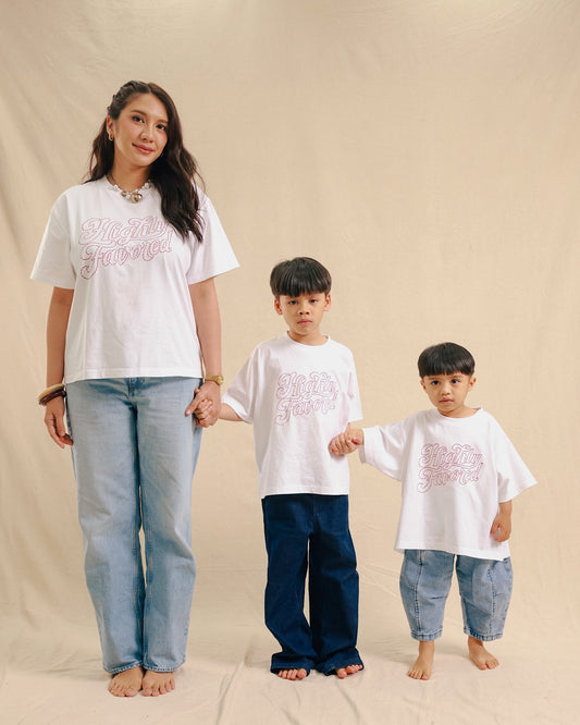 Highly Favored Embroidery T-Shirt (Kids)